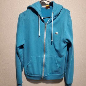 Rare 2000's Enjoi Hoodie Panda Logo - Neon Blue - Small